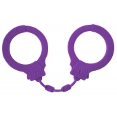 Фиолетовые силиконовые поножи Limitation - Lola Games - купить с доставкой в Ульяновске