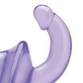 Фиолетовый безремневой страпон Strapless Strap-On - Lux Fetish - купить с доставкой в Ульяновске