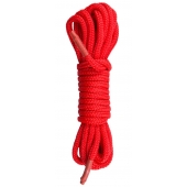 Красная веревка для связывания Nylon Rope - 5 м. - Easy toys - купить с доставкой в Ульяновске
