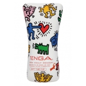 Мастурбатор-туба Keith Haring Soft Tube CUP - Tenga - в Ульяновске купить с доставкой