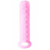 Розовый фаллоудлинитель Homme Long - 13,5 см. - Lola Games - в Ульяновске купить с доставкой