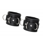 Черные наручники Anonymo на сцепке - ToyFa - купить с доставкой в Ульяновске