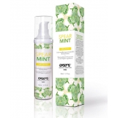 Разогревающее массажное масло Gourmet Spearmint Organic с органическими ингредиентами - 50 мл. - Exsens - купить с доставкой в Ульяновске