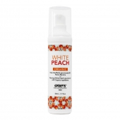 Разогревающее массажное масло Gourmet White Peach Organic с органическими ингредиентами - 50 мл. - Exsens - купить с доставкой в Ульяновске