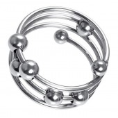Большое металлическое кольцо под головку пениса - ToyFa - купить с доставкой в Ульяновске