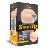 Мастурбатор-ротик ZOLO DEEP THROAT - Zolo - в Ульяновске купить с доставкой