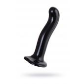 Черный стимулятор для пар P G-Spot Dildo Size L - 19 см. - Strap-on-me - в Ульяновске купить с доставкой