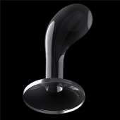 Прозрачный стимулятор простаты Flawless Clear Prostate Plug - 15 см. - Lovetoy - в Ульяновске купить с доставкой