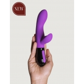 Фиолетовый вибратор-кролик Gaia 2.0 - 20,4 см. - Adrien Lastic