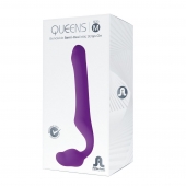 Лиловый безремневой страпон Queens M - Adrien Lastic - купить с доставкой в Ульяновске