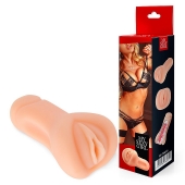 Телесный реалистичный мастурбатор в виде вагины - Bior toys - в Ульяновске купить с доставкой