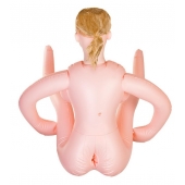 Надувная секс-кукла с реалистичной головой и поднятыми ножками - ToyFa - в Ульяновске купить с доставкой