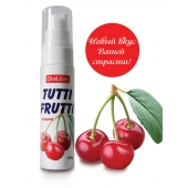 Гель-смазка Tutti-frutti с вишнёвым вкусом - 30 гр. - Биоритм - купить с доставкой в Ульяновске