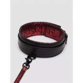 Стильный ошейник с поводком Reversible Faux Leather Collar and Lead - Fifty Shades of Grey - купить с доставкой в Ульяновске