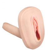 Мастурбатор-вагина с вибрацией и выносным пультом управления REALSTUFF SMOOTH   BALD - Dream Toys - в Ульяновске купить с доставкой