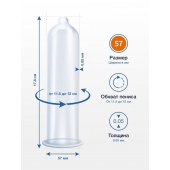 Презервативы MY.SIZE размер 57 - 3 шт. - My.Size - купить с доставкой в Ульяновске