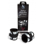 Серо-черные наручники Totally His - Fifty Shades of Grey - купить с доставкой в Ульяновске