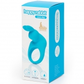 Голубое эрекционное виброкольцо Happy Rabbit Rechargeable Rabbit Cock Ring - Happy Rabbit - в Ульяновске купить с доставкой