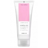 Смазка на водной основе Mixgliss Sweet с ароматом бабл-гам - 70 мл. - Mixgliss - купить с доставкой в Ульяновске