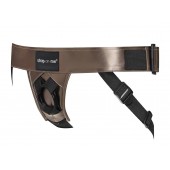Бронзовый пояс для насадок Curious Harness - Strap-on-me - купить с доставкой в Ульяновске