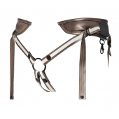 Бронзовый пояс для насадок Desirous Harness - Strap-on-me - купить с доставкой в Ульяновске