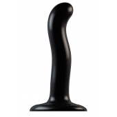 Черный фаллоимитатор-насадка Strap-On-Me P G spot Dildo size S - 16,4 см. - Strap-on-me - купить с доставкой в Ульяновске