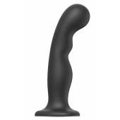 Черная насадка Strap-On-Me Dildo Plug P G size XXL - Strap-on-me - купить с доставкой в Ульяновске