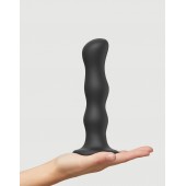 Черная насадка Strap-On-Me Dildo Geisha Balls size XL - Strap-on-me - купить с доставкой в Ульяновске