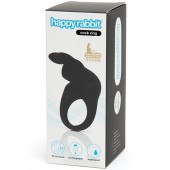 Черное эрекционное виброкольцо Happy Rabbit Rechargeable Rabbit Cock Ring - Happy Rabbit - в Ульяновске купить с доставкой