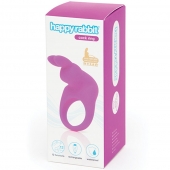 Фиолетовое эрекционное виброкольцо Happy Rabbit Rechargeable Rabbit Cock Ring - Happy Rabbit - в Ульяновске купить с доставкой