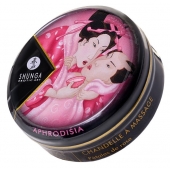 Массажная свеча Rose Petals с ароматом розы - 30 мл. - Shunga - купить с доставкой в Ульяновске
