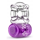 Фиолетовое эрекционное виброкольцо One Night Stand Vibrating C-Ring - Blush Novelties - в Ульяновске купить с доставкой