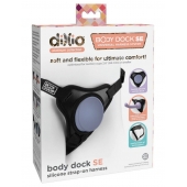 Черные трусики для страпона Body Dock SE на регулируемых ремнях - Pipedream - купить с доставкой в Ульяновске