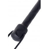 Чёрный стек с фигуркой леопарда на наконечнике - 21 см. - ToyFa - купить с доставкой в Ульяновске