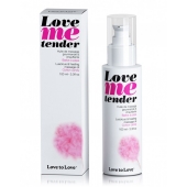 Съедобное согревающее массажное масло Love Me Tender Cotton Candy с ароматом сладкой ваты - 100 мл. - Love to Love - купить с доставкой в Ульяновске