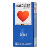 Презервативы с пупырышками Masculan Dotted - 10 шт. - Masculan - купить с доставкой в Ульяновске