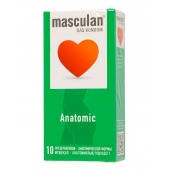Презервативы анатомической формы Masculan Anatomic - 10 шт. - Masculan - купить с доставкой в Ульяновске