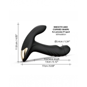 Черный вибромассажер простаты Multi P-Joy с 3 моторами - Dorcel - в Ульяновске купить с доставкой