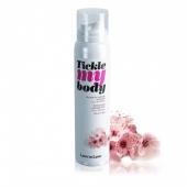 Массажная хрустящая пенка Tickle My Body Cherry Blossom с ароматом вишневого цвета - 150 мл. - Love to Love - купить с доставкой в Ульяновске