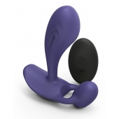 Темно-синий вибромассажер Witty P G Vibrator with Remote Control - Love to Love - в Ульяновске купить с доставкой