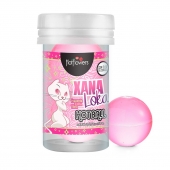 Лубрикант на силиконовой основе с эффектом вибрации Xana Loka Hot Ball (2 шарика по 3 гр.) - HotFlowers - купить с доставкой в Ульяновске