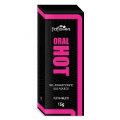 Гель для оральных ласк Oral Hot с согревающим эффектом - 15 гр. - HotFlowers - купить с доставкой в Ульяновске
