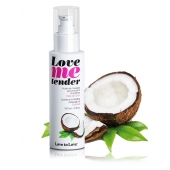 Съедобное согревающее массажное масло Love Me Tender Cocos с ароматом кокоса - 100 мл. - Love to Love - купить с доставкой в Ульяновске