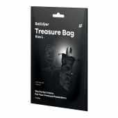 Черный мешочек для хранения игрушек Treasure Bag L - Satisfyer - купить с доставкой в Ульяновске
