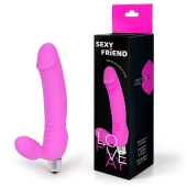 Розовый безремневой страпон Sexy Friend - 1137 - купить с доставкой в Ульяновске