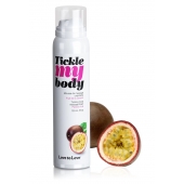 Массажная хрустящая пенка Tickle my body с ароматом маракуйи - 150 мл. - Love to Love - купить с доставкой в Ульяновске