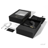 Чёрный перезаряжаемый стимулятор простаты Bruno Black - Lelo - в Ульяновске купить с доставкой