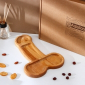 Деревянное блюдо для подачи в форме члена (32,5 х 20 х 1,7 см) - Сима-Ленд - купить с доставкой в Ульяновске