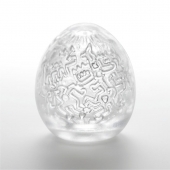 Мастурбатор-яйцо Keith Haring EGG PARTY - Tenga - в Ульяновске купить с доставкой
