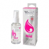 Возбуждающая силиконовая вагинальная смазка Yes Heat - 50 мл. - Sitabella - купить с доставкой в Ульяновске